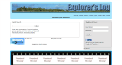 Desktop Screenshot of explorers-log.com